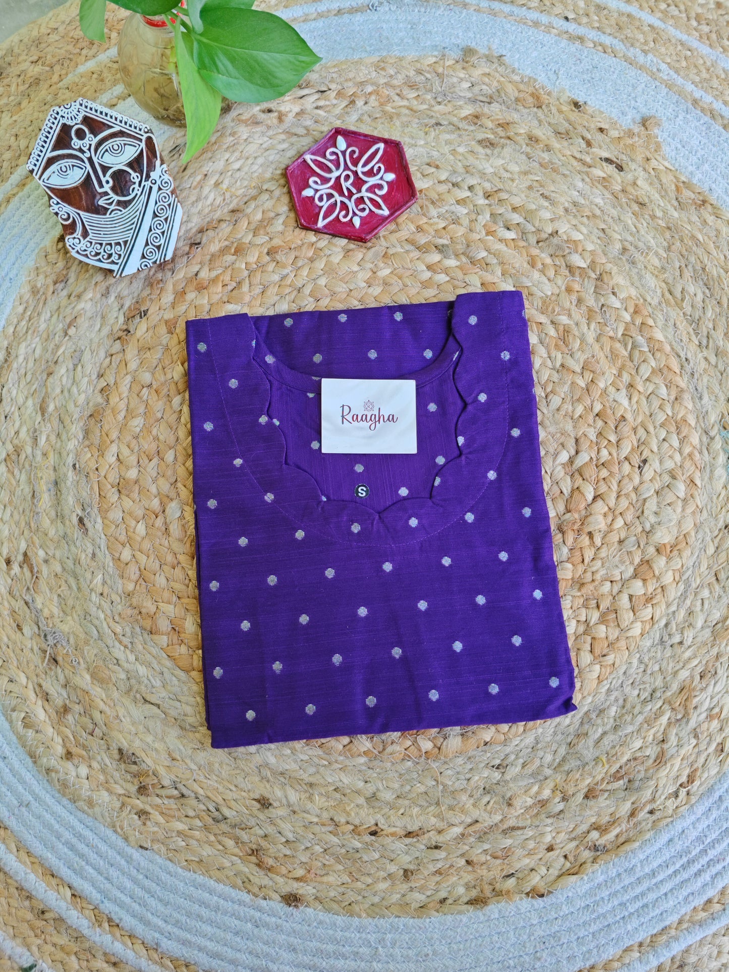 Premium Raw Silk Kurti