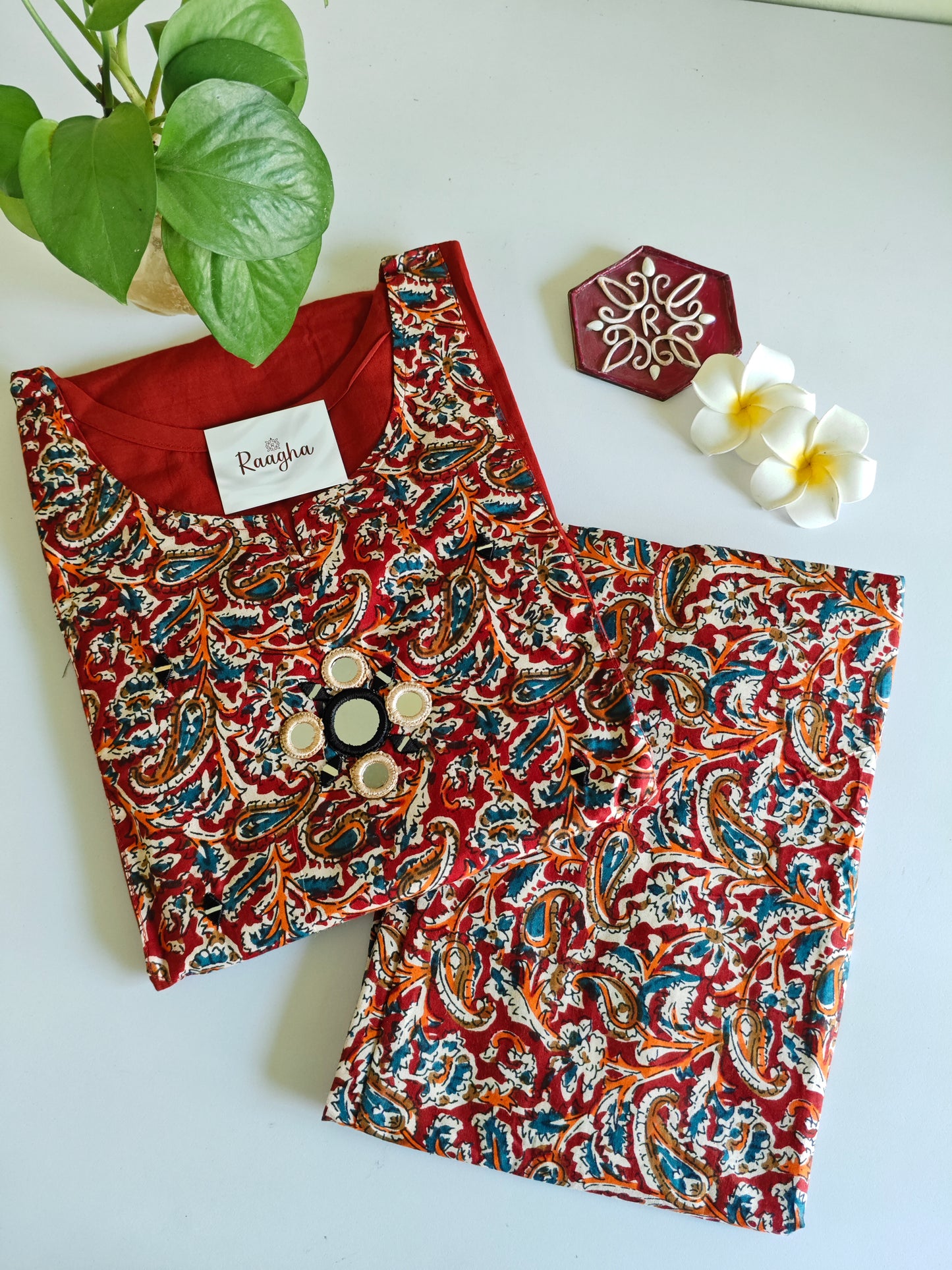 Cotton Kurta Pant Set