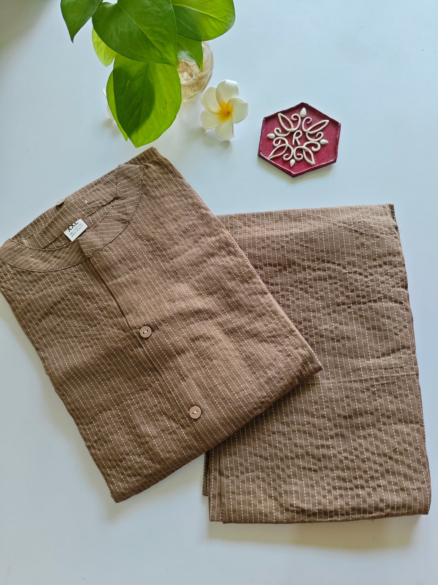 A-line cotton Salwar set