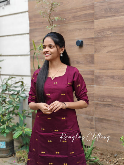 Premium Dupion Silk Kurti