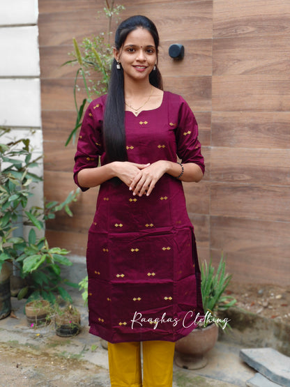 Premium Dupion Silk Kurti