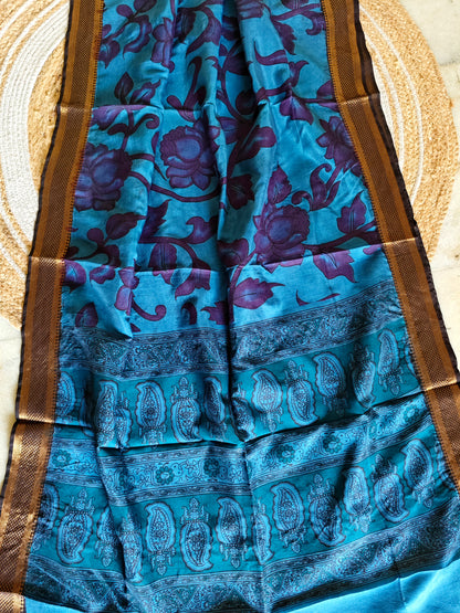 Kalamkari Silk Dupatta