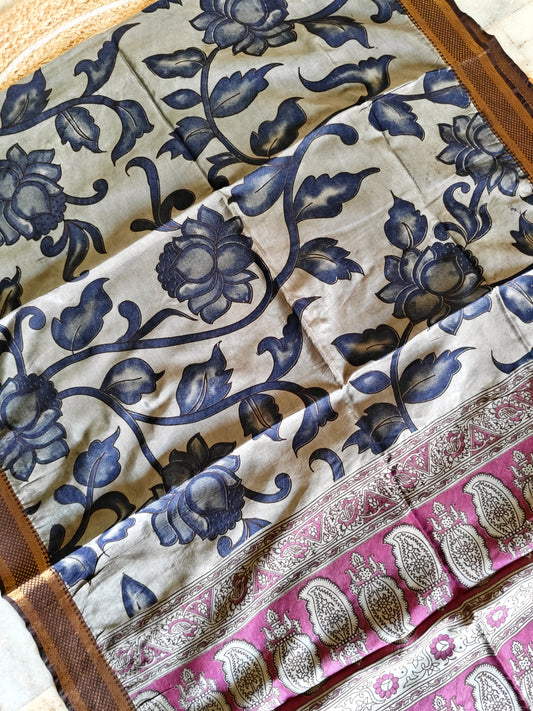 Kalamkari Silk Dupatta