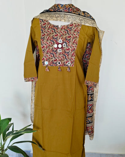 Cotton kalamkari Salwar Set