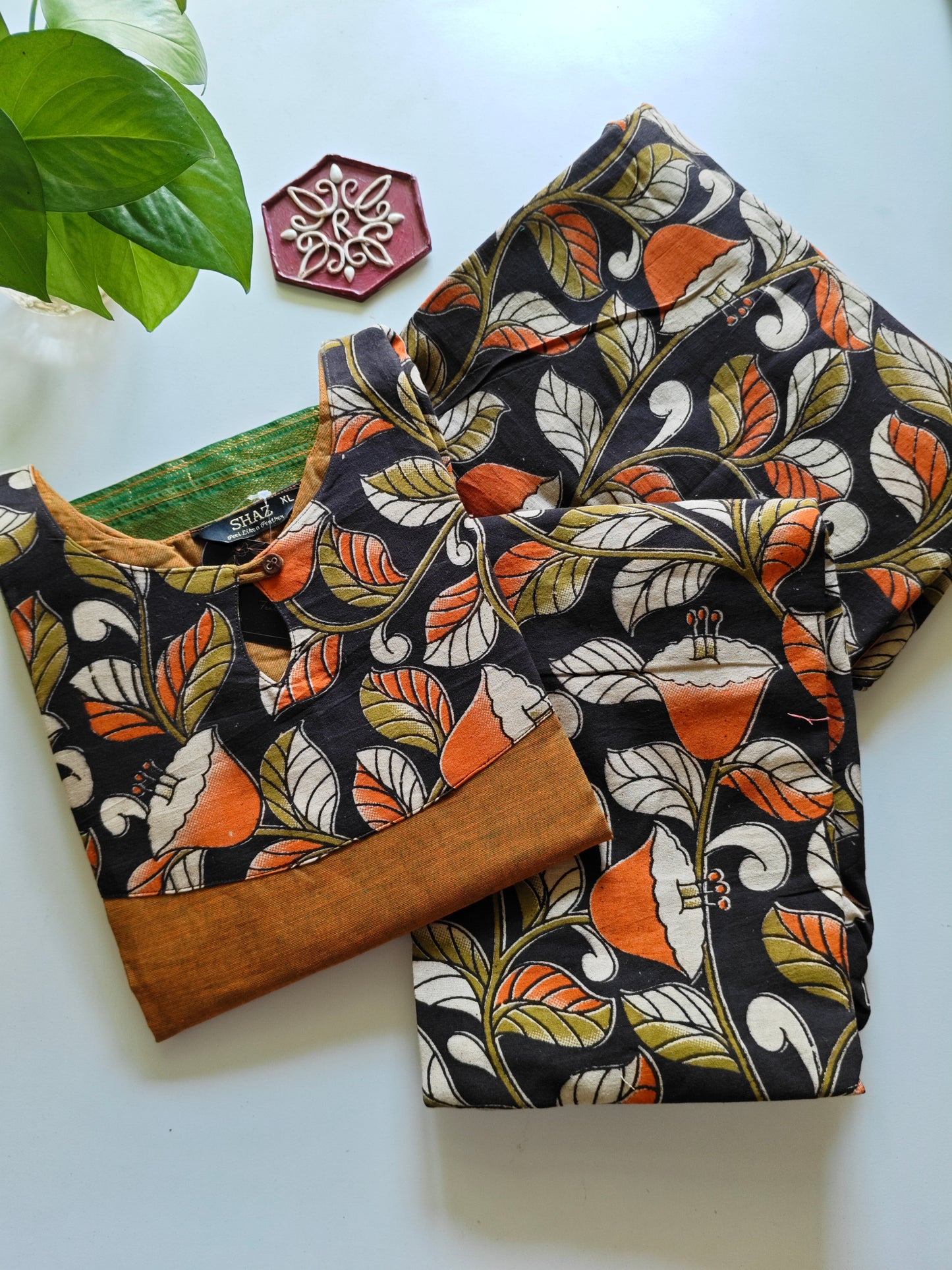 Kalamkari Cotton Salwar Set