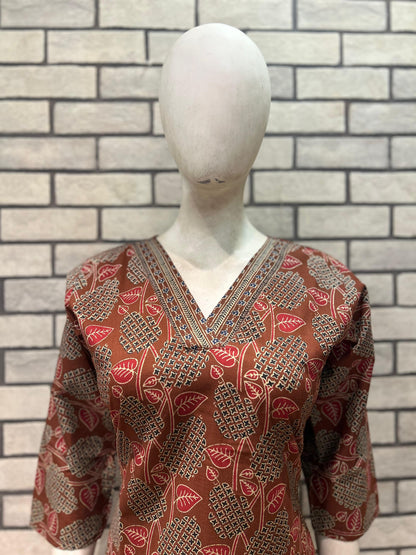 Cotton Kurta Pant Set