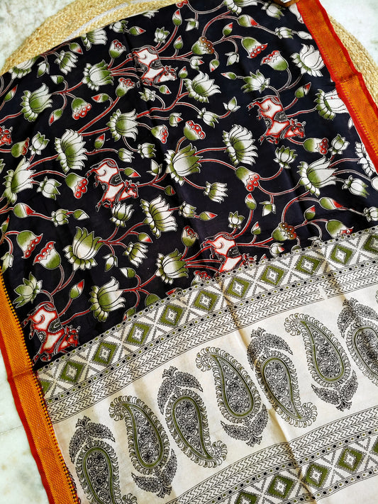 Kalamkari silk Dupatta