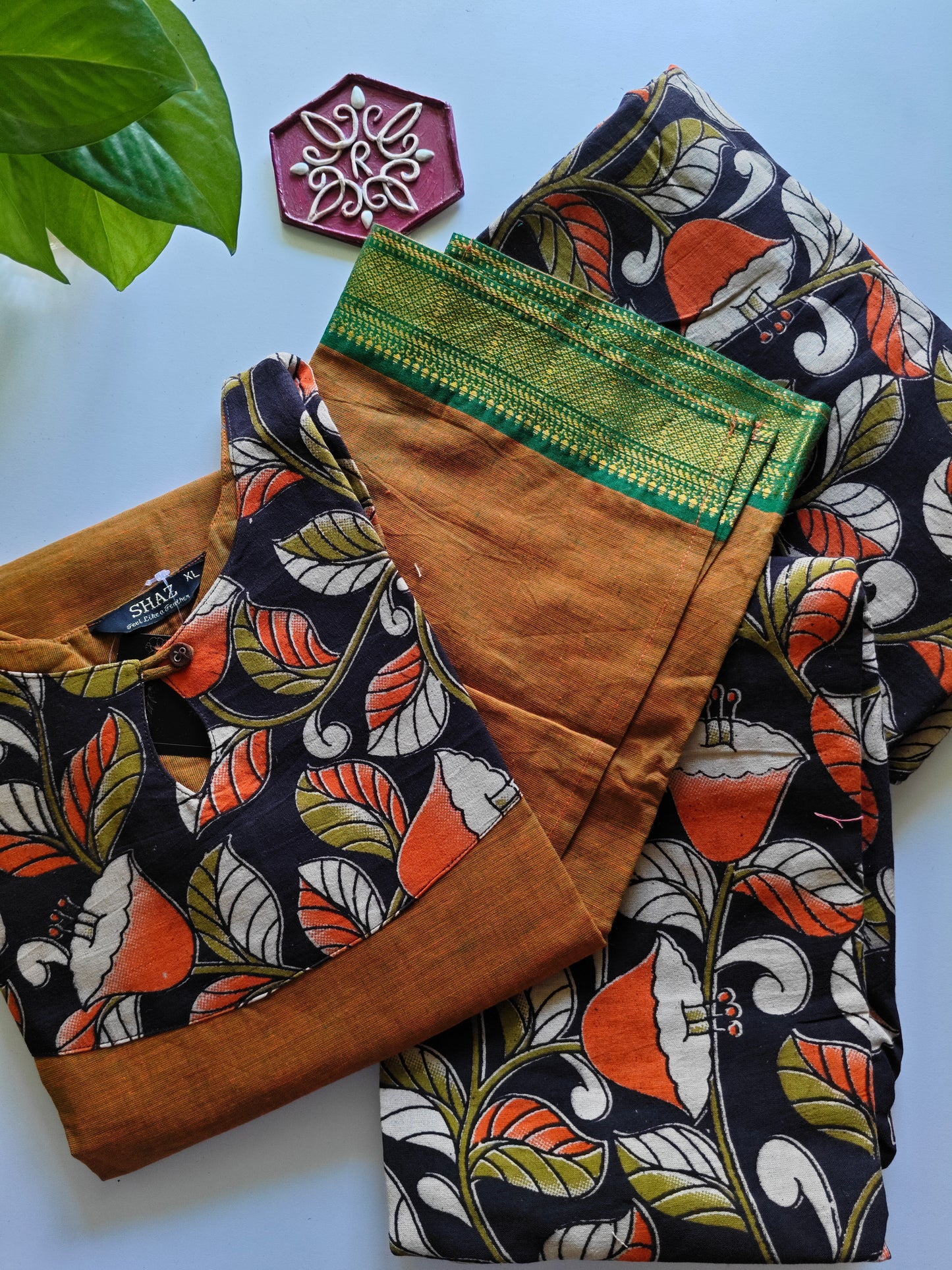 Kalamkari Cotton Salwar Set