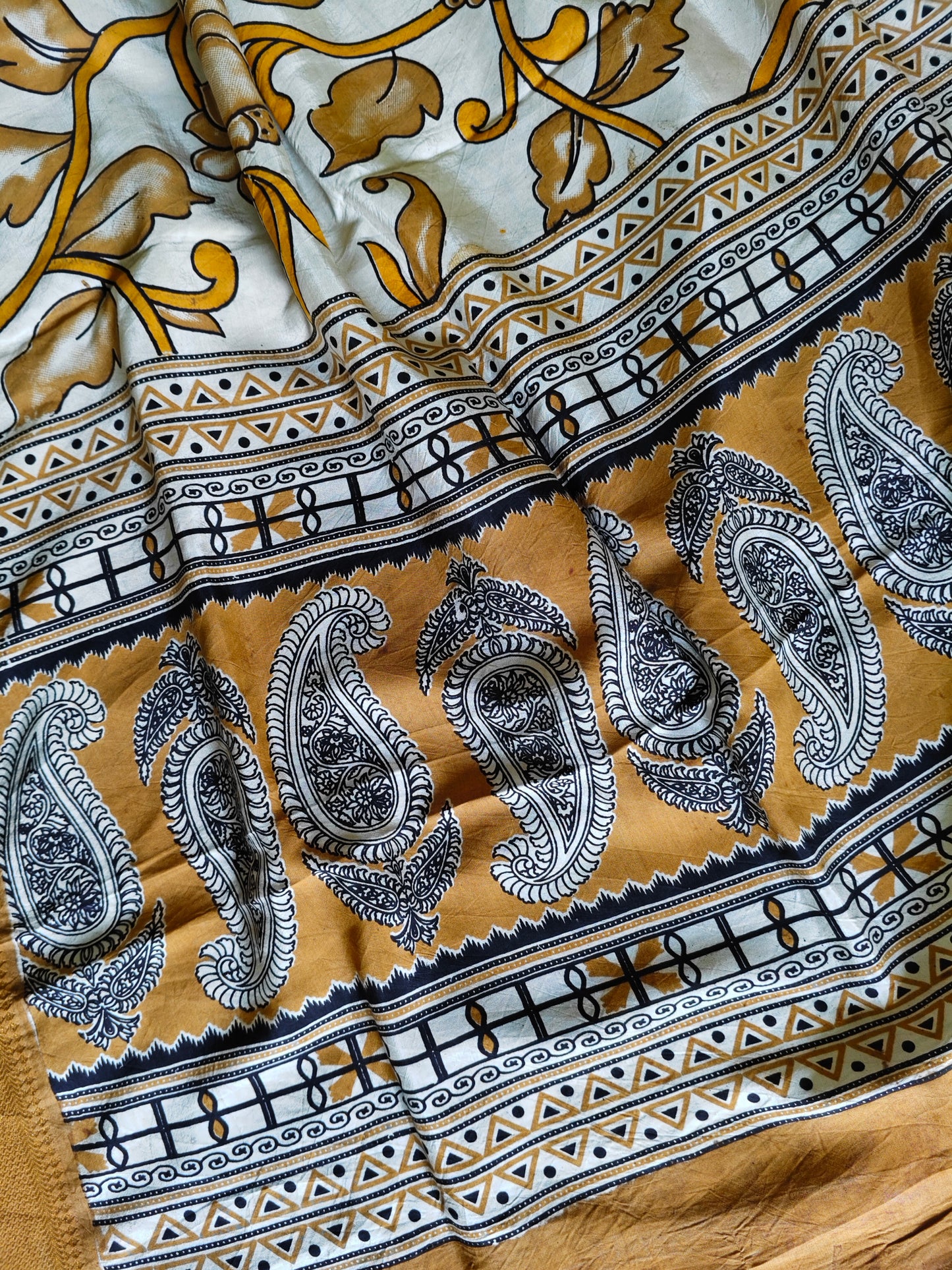 Kalamkari Silk Dupatta