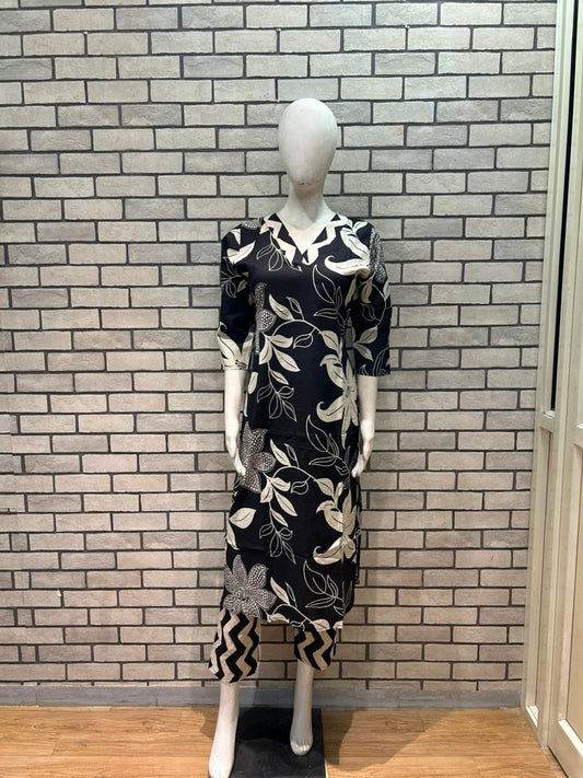 Cotton Kurta Pant Set
