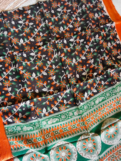 Kalamkari Silk Dupatta