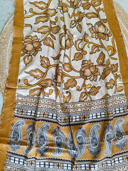 Kalamkari Silk Dupatta