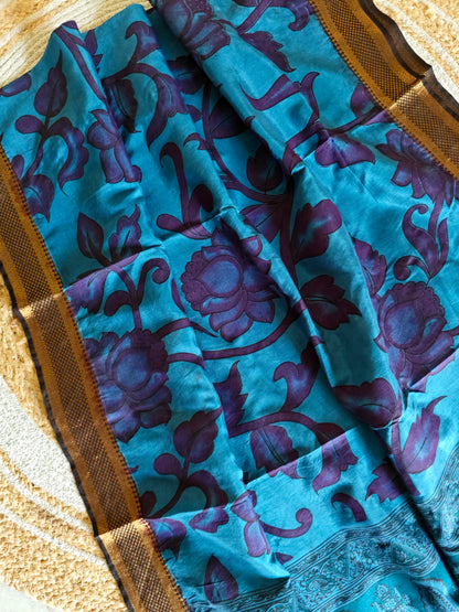 Kalamkari Silk Dupatta
