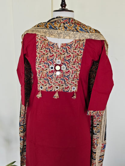 Cotton kalamkari Salwar Set