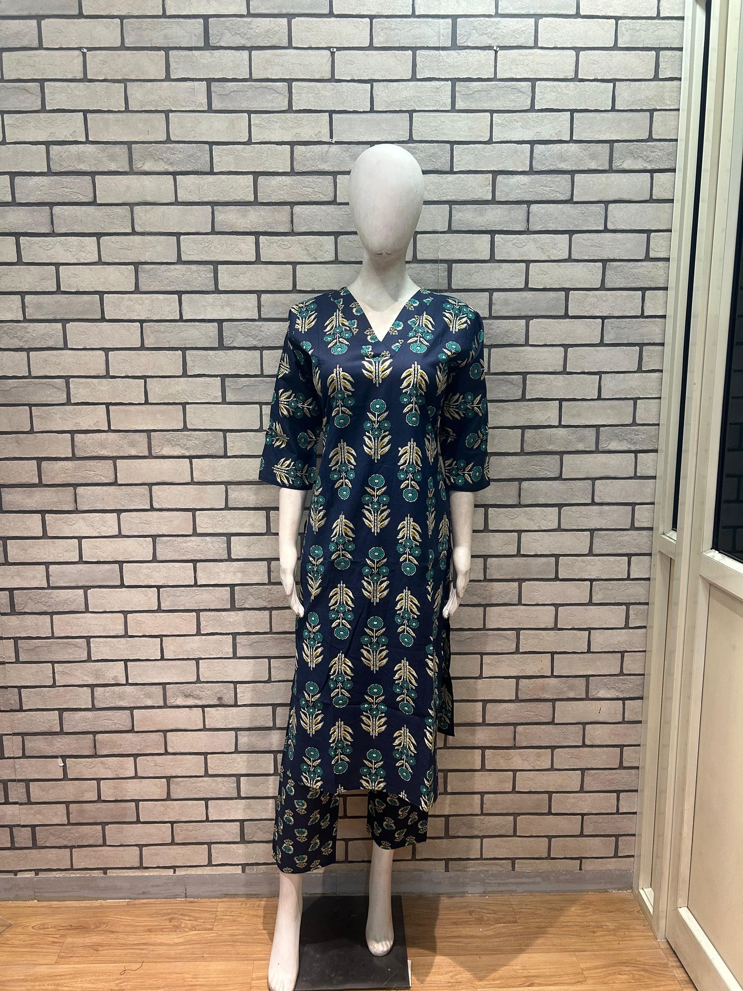 Cotton Kurta Pant Set
