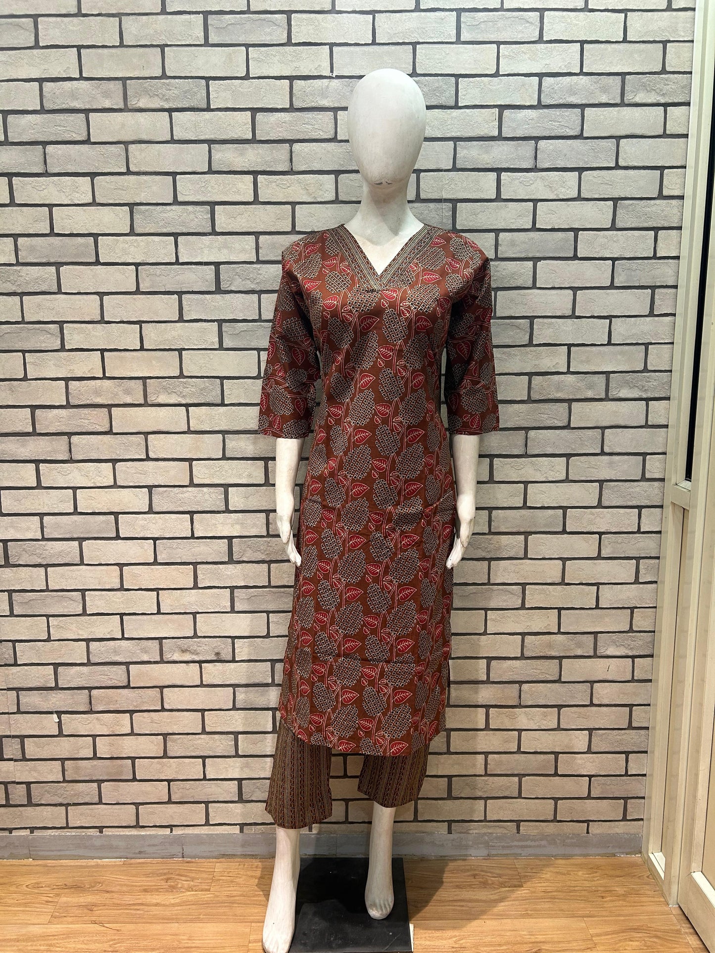 Cotton Kurta Pant Set