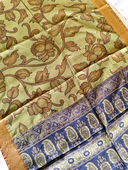 Kalamkari Silk Dupatta