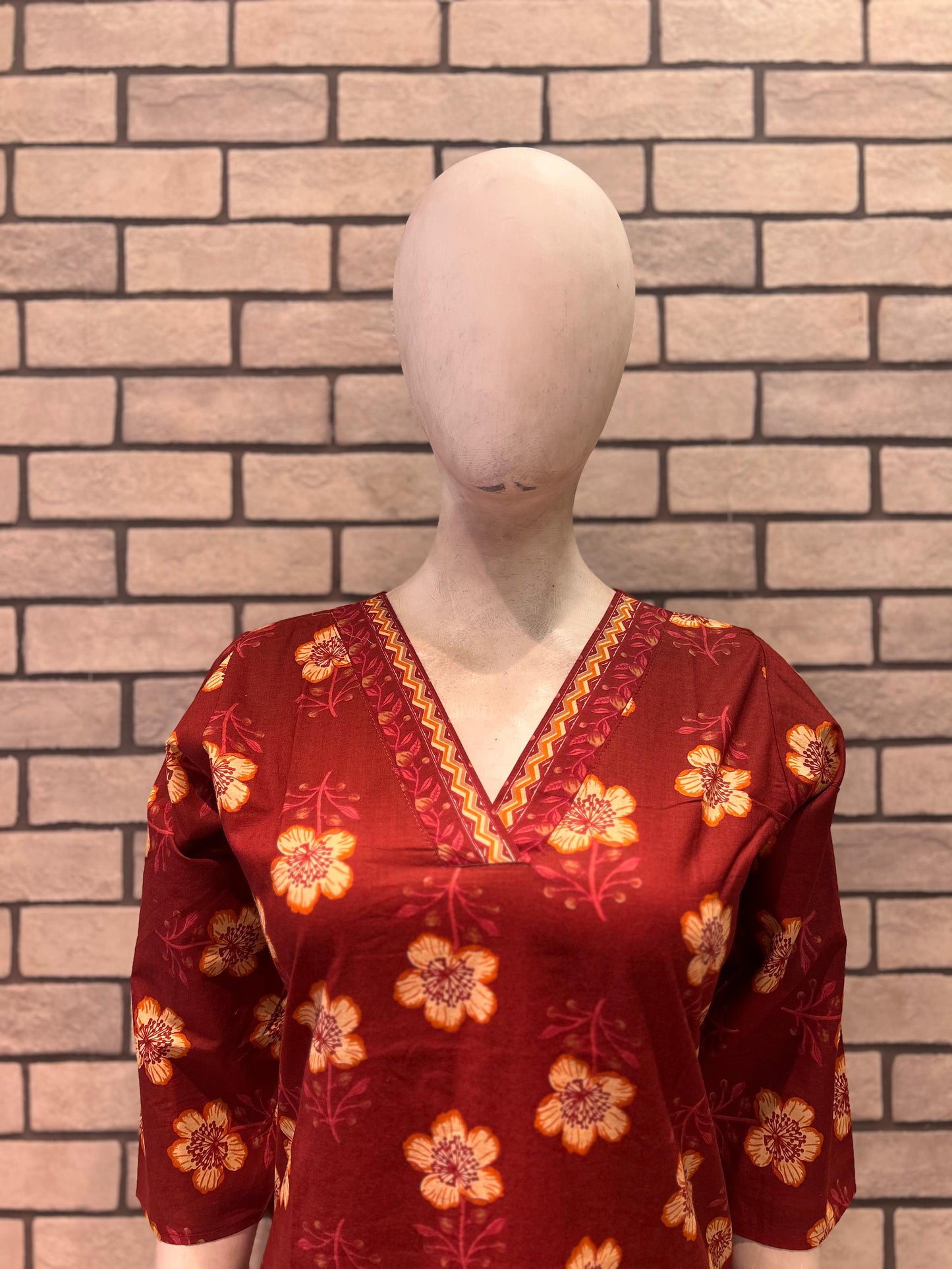 Cotton Kurta Pant Set