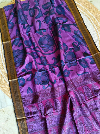 Kalamkari Silk Dupatta