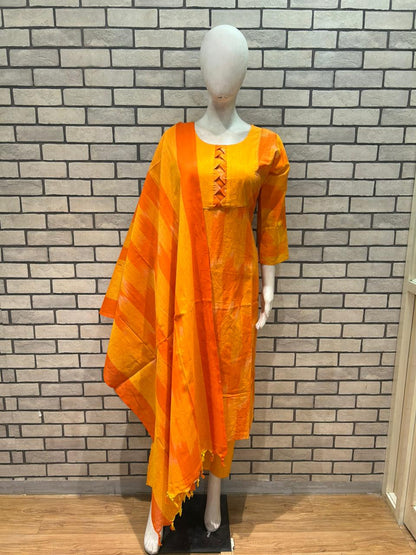 Ikkat Cotton Salwar Set