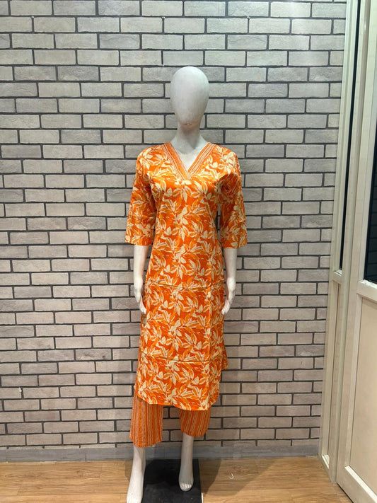 Cotton Kurta Pant set