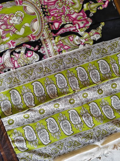 Kalamkari Silk Dupatta