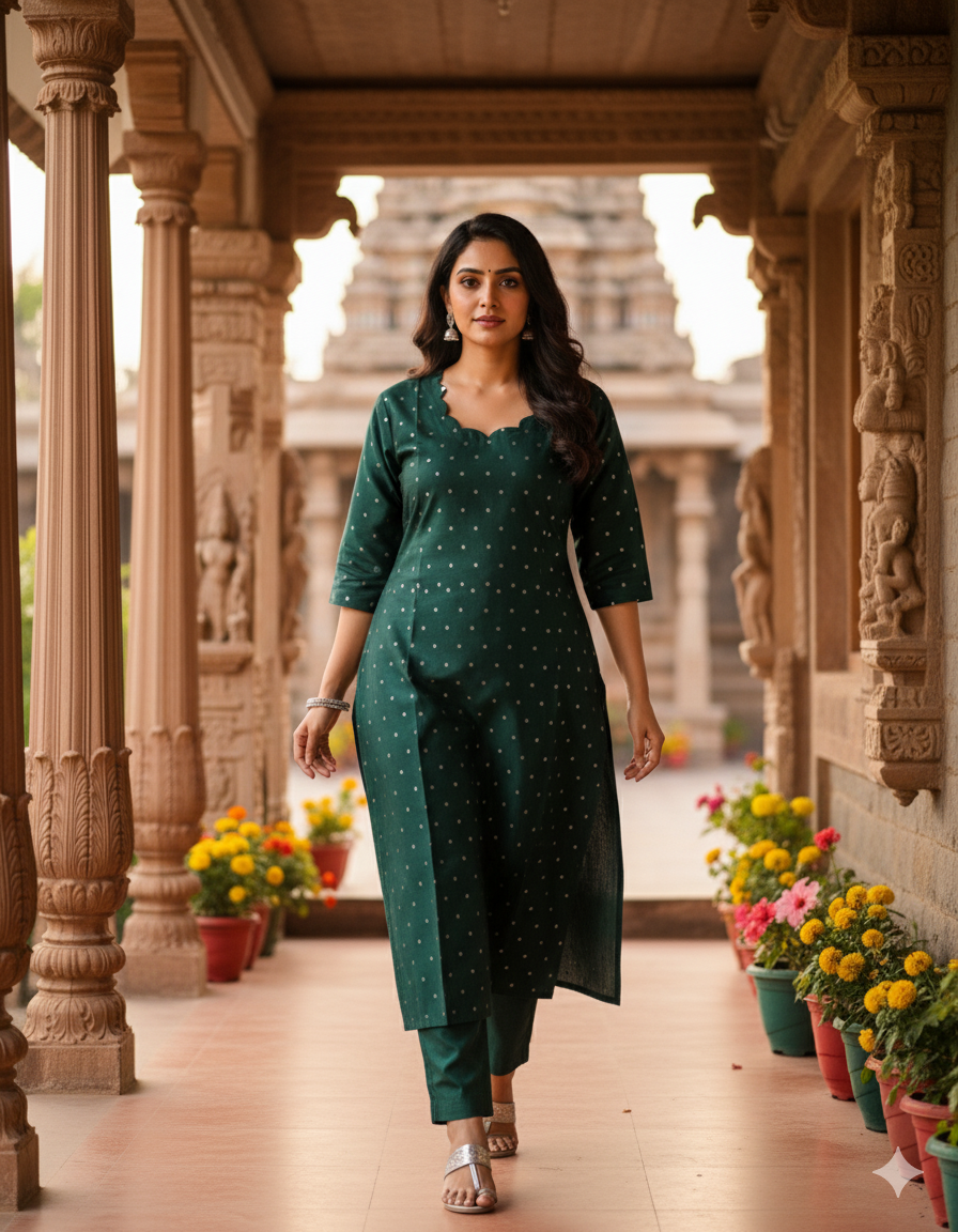 Premium Raw Silk Kurti